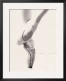 Close-up of Ballerina's Feet and Legs