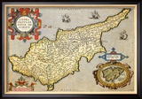 Map of the Island of Cyprus