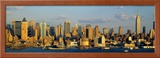 Hudson River  City Skyline  New York City  New York State  USA