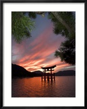 Torii Shrine Gate in the Sea  Miyajima Island  Honshu  Japan