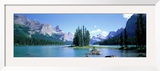 Maligne Lake Near Jasper  Alberta  Canada