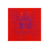 Pulse no 3 Purple on Red
