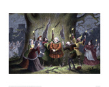 Falstaff in a Scene from The Merry Wives of Windsor