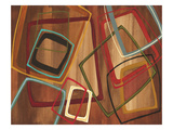 Twenty Tuesday I - Brown Square Abstract