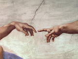 Hands of God and Adam