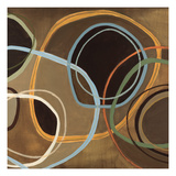14 Friday Square II - Brown Circle Abstract