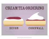 Cream Tea Ordering - Devon and Cornwall