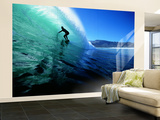 Surfing the Tube at "Dunes " Noordhoek Beach  Cape Town  South Africa
