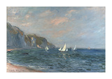 Falaises et Voiliers a Pourville
