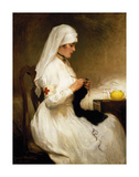 Portrait of A Nurse from the Red Cross