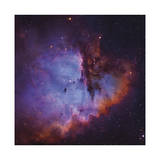 Emission Nebula and Open Cluster in Cassiopeia