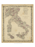 Johnson's Map of Italy
