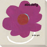 ABCDEFG is for Girl (Pink Flower)