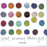 Love Many Things Dots on White