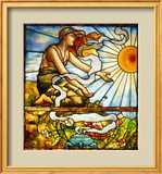 A Fine Leaded and Plate Glass Window  circa 1895