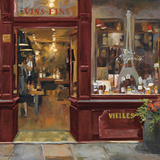 Parisian Wine Shop Red Crop