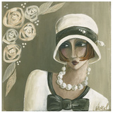 Femme Chapeau Blanc Beige