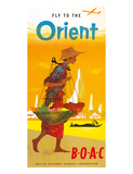 BOAC  Fly to the Orient c1950’s