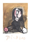 Femme Assise dans un Fateuil