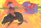 Untitled (Green Eyed Warthog)