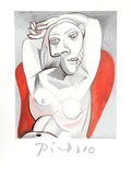 Femme au fauteuil rouge