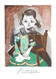 Petite Fille a la Robe Verte
