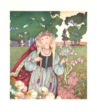 Woman with Flowers