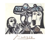 Couple et Enfant au Rameau D'Olivier