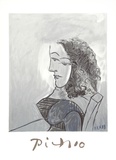 Buste de Femme aux Cheveux Bouchles