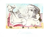 Nu Couche l'oiseau