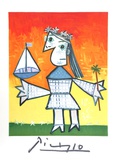 Fillette Couronee au Bateau