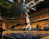 Indianapolis  IN - May 24: Miami Heat and Indiana Pacers - Dwyane Wade and Roy Hibbert
