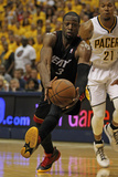 Indianapolis  IN - May 24: Miami Heat and Indiana Pacers - Dwyane Wade and David West
