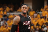 Indianapolis  IN - May 24: Miami Heat and Indiana Pacers - LeBron James