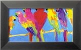 Parrots in Blue