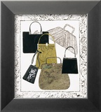 Six Handbags in a Frame  c1958