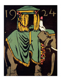 Elephant with Howdah  c1924