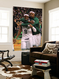 Boston  MA - June 03: Rajon Rondo and Paul Pierce