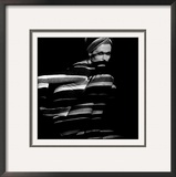Horizontal Stripe Projection on Model  1960s