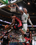 Boston  MA - June 3: Norris Cole and Rajon Rondo