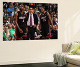 Boston  MA - June 03: Dwyane Wade and Mario Chalmers