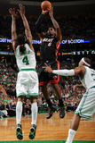 Boston  MA - June 1: LeBron James and Marquis Daniels