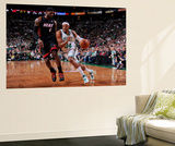 Boston  MA - June 3: Paul Pierce and LeBron James