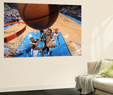 Oklahoma City  OK - June 2: Kawhi Leonard and Kendrick Perkins