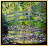 The Waterlily Pond with the Japanese Bridge  1899