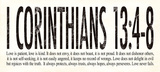 1 Corinthians 13:4-8