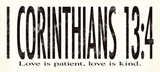 1 Corinthians 13:4
