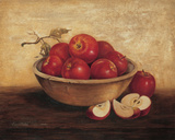 Apples In Wood Bowl