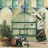 Cage A Oiseaux Provencale Verte