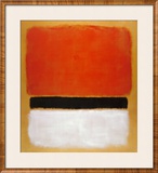 Untitled (Red  Black  White on Yellow)  1955